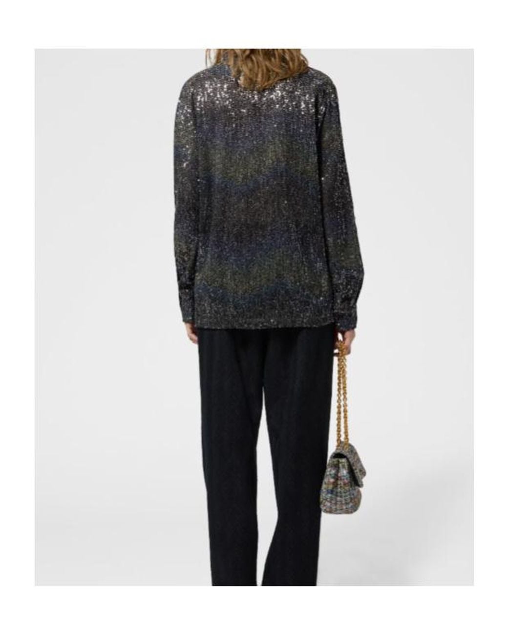 Missoni Black Sequinned Oversized Shirt
