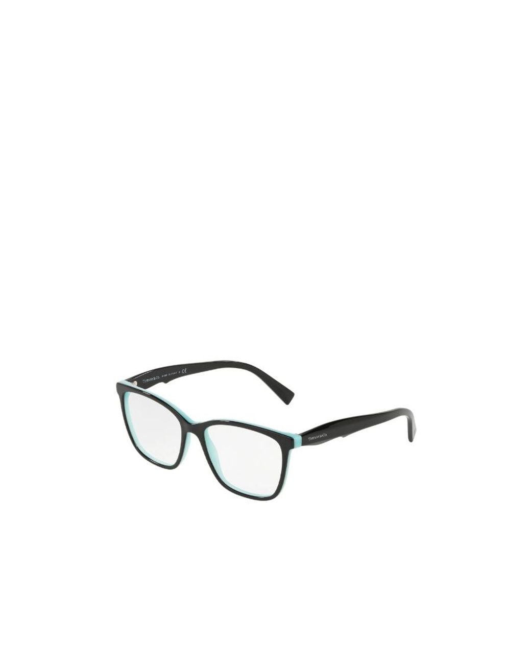 Tiffany & Co White Rectangle Frame Glasses