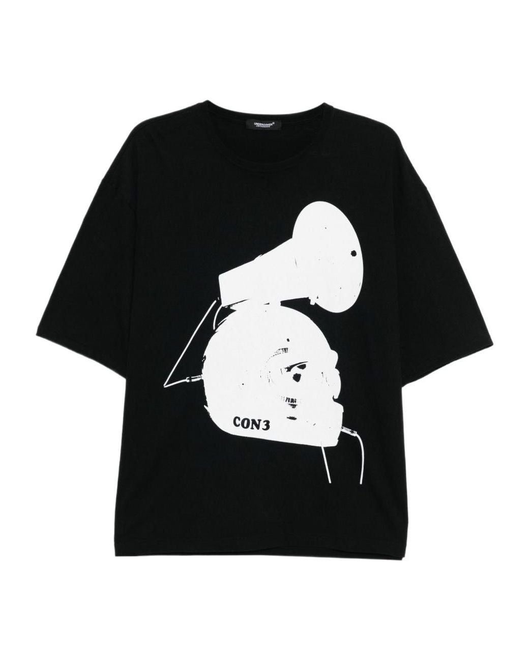 Undercover Black Short-Sleeved T-Shirt for men