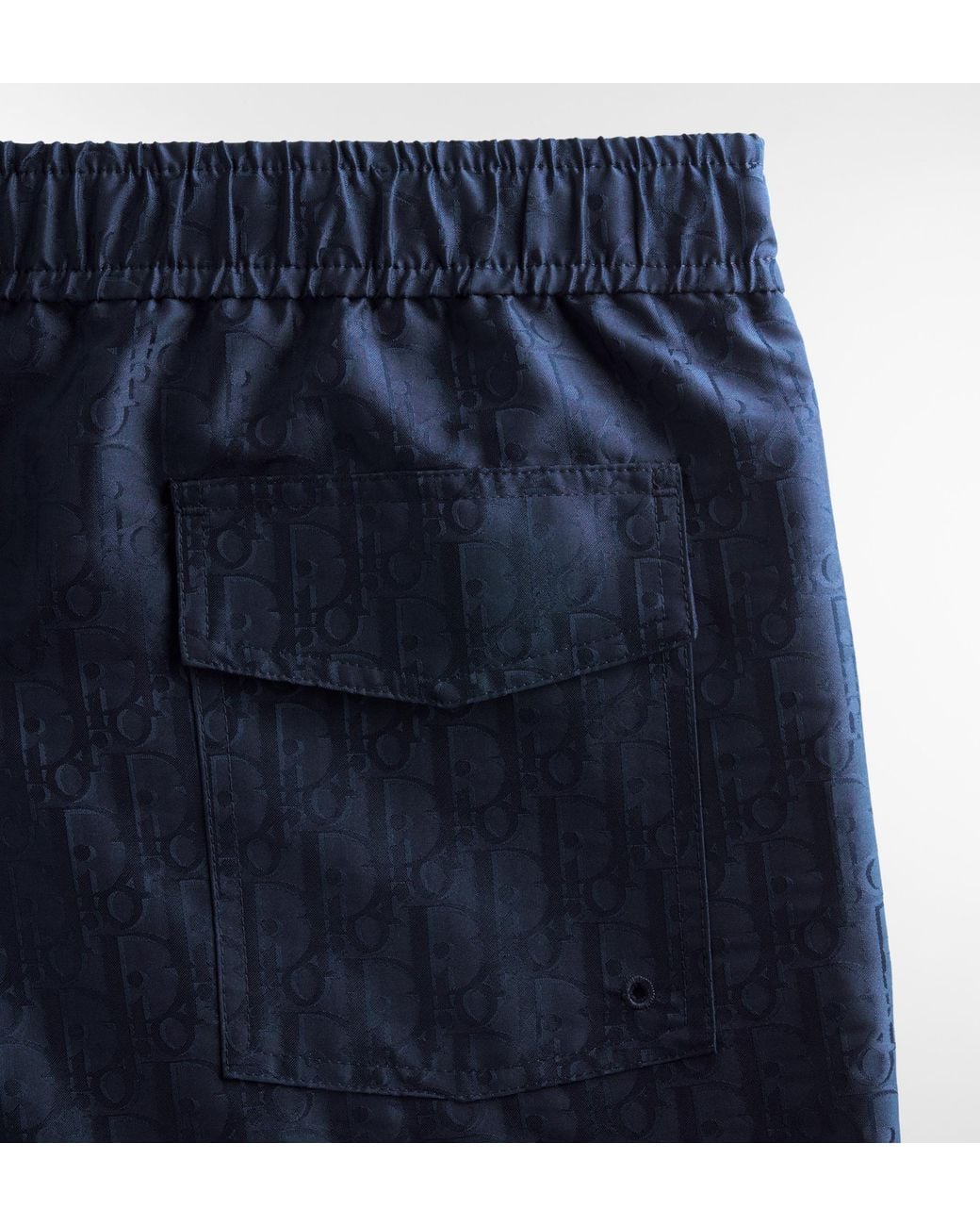 Dior Blue Iviera Oblique Swim Shorts for men