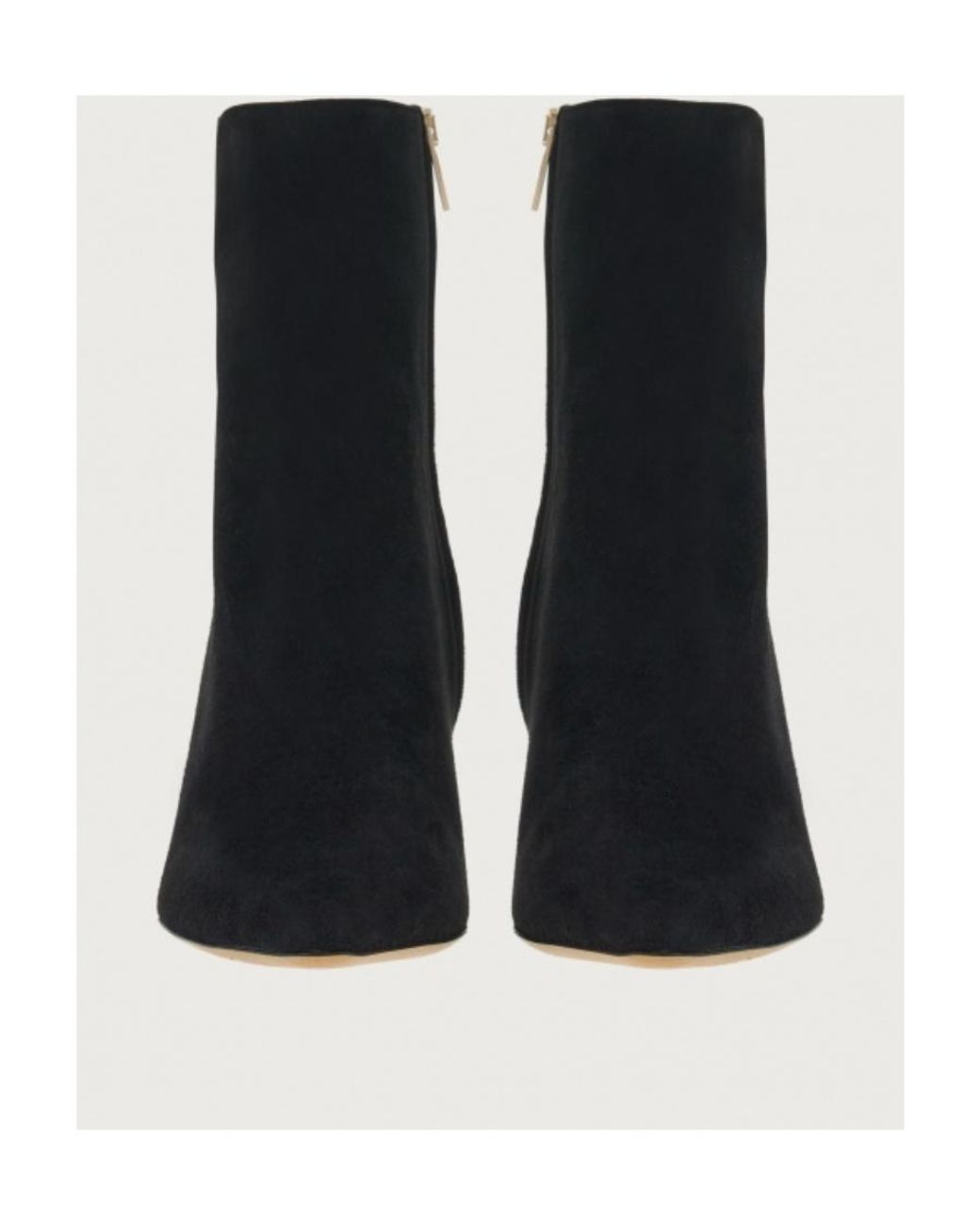Ferragamo Black 70Mm Pointed Toe Boots