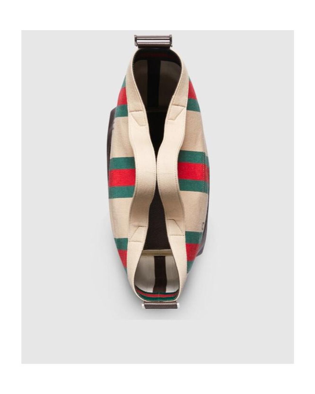Gucci Black Large Web Striped Top Handle Bag for men