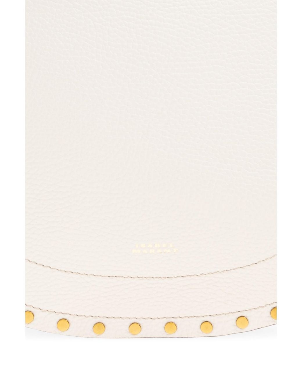 Isabel Marant White Logo Stamp Shoulder Bag