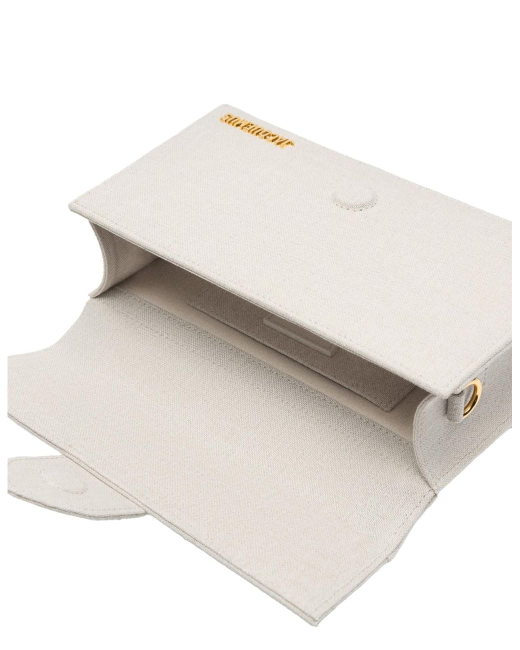 Jacquemus Natural The Large Bambino Crossbody Flap Bag