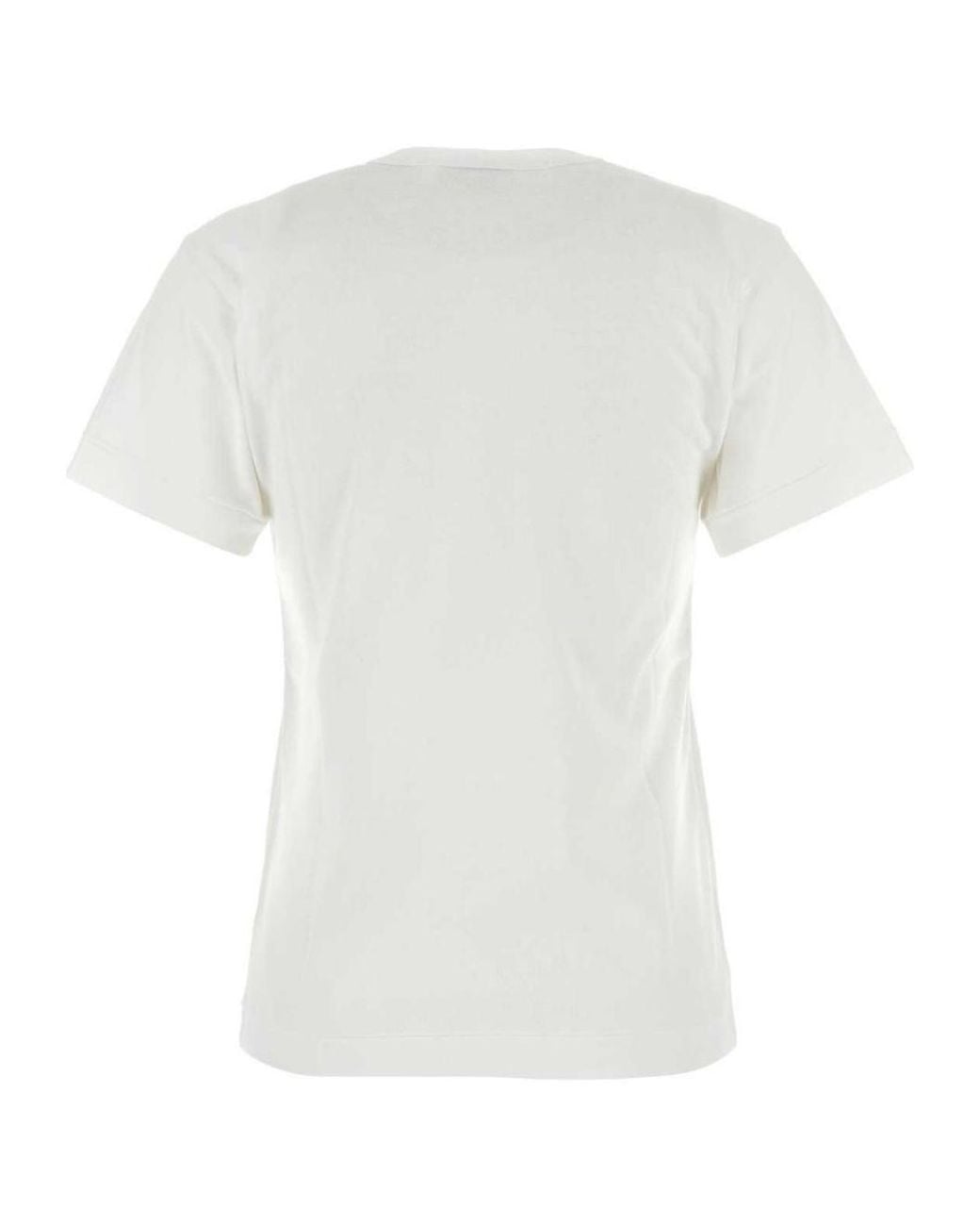 COMME DES GARÇONS PLAY White Long-Sleeved T-Shirt