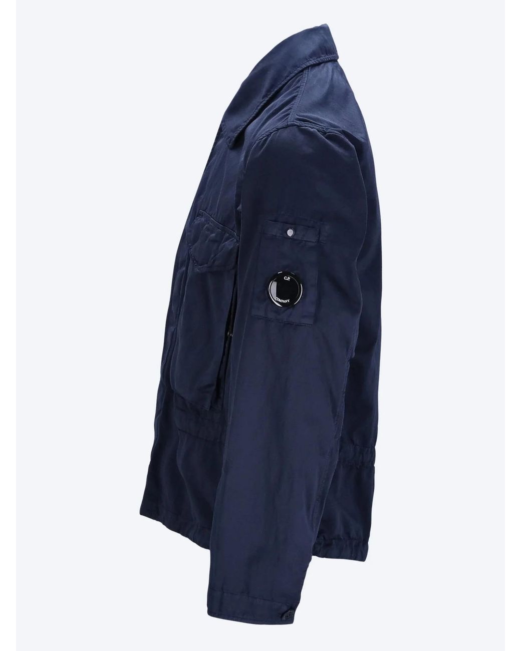 C P Company Blue Long-Sleeved Jacket for men