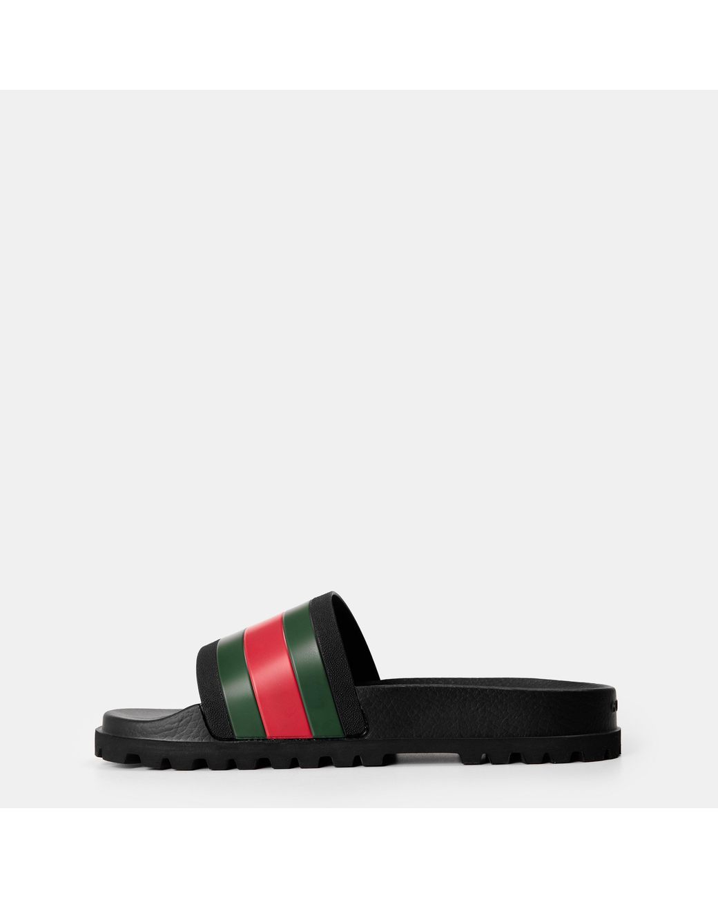 Gucci Multicolor Classic- Striped Slippers for men