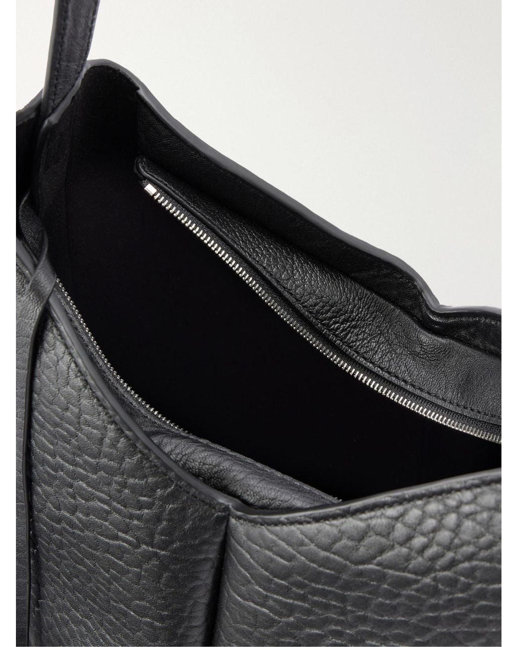 Studio Nicholson Black Hoho Leather Tote
