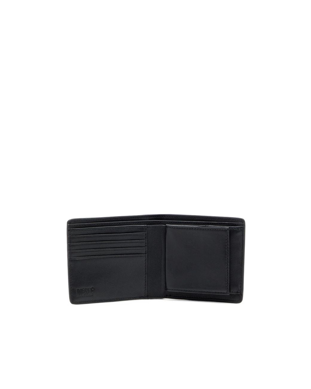 DIESEL Black Logo Palque Bi-Fold Wallet for men