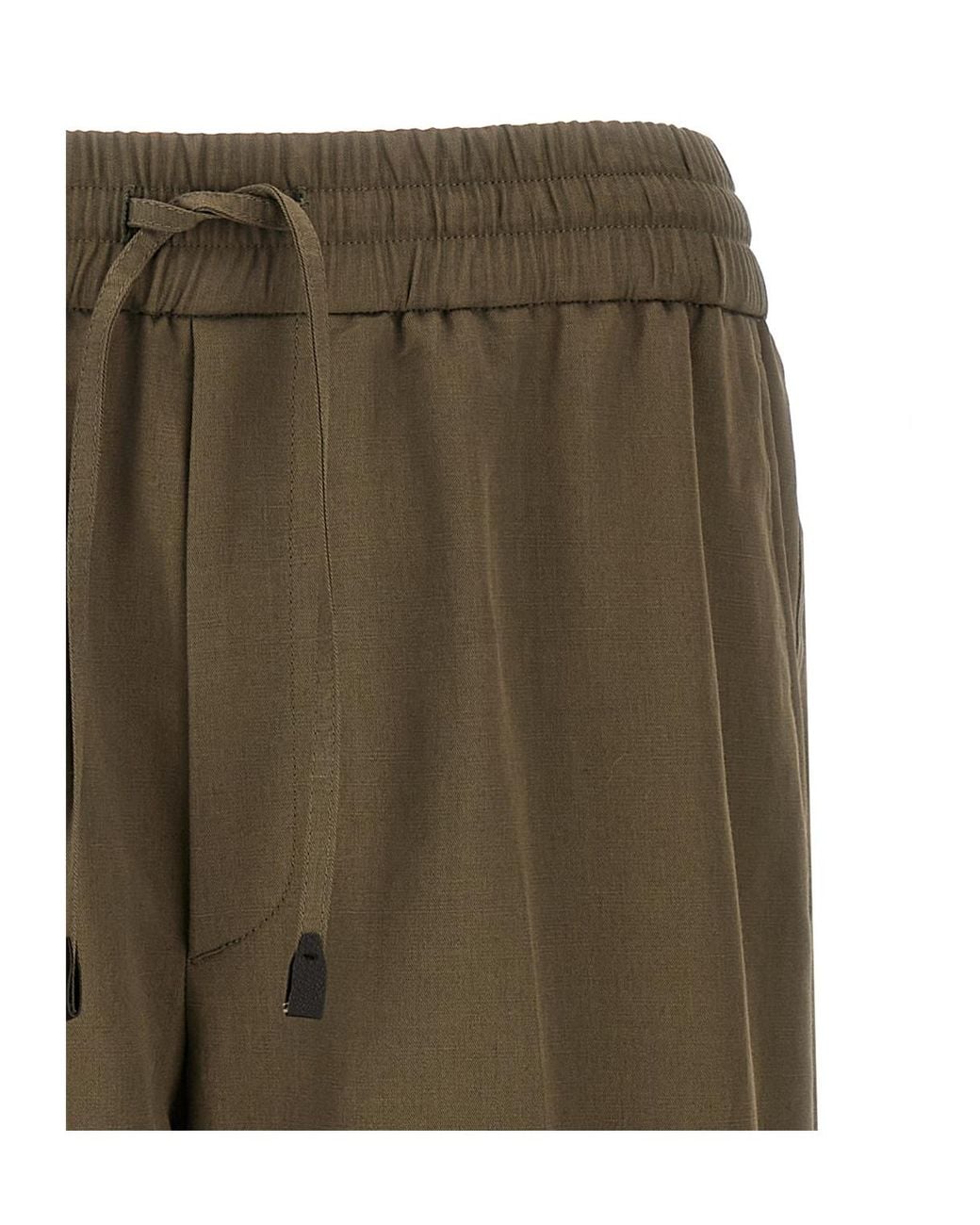 Brioni Green Asolo Tailored Fit Pants for men