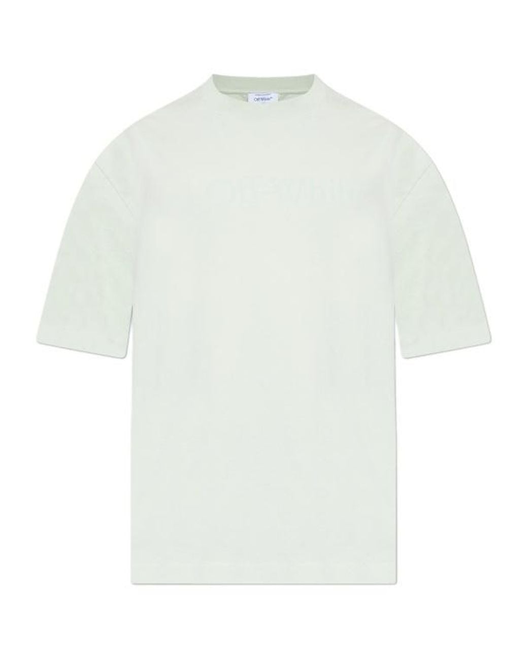 Off-White c/o Virgil Abloh White Crewneck Short-Sleeved T-Shirt for men