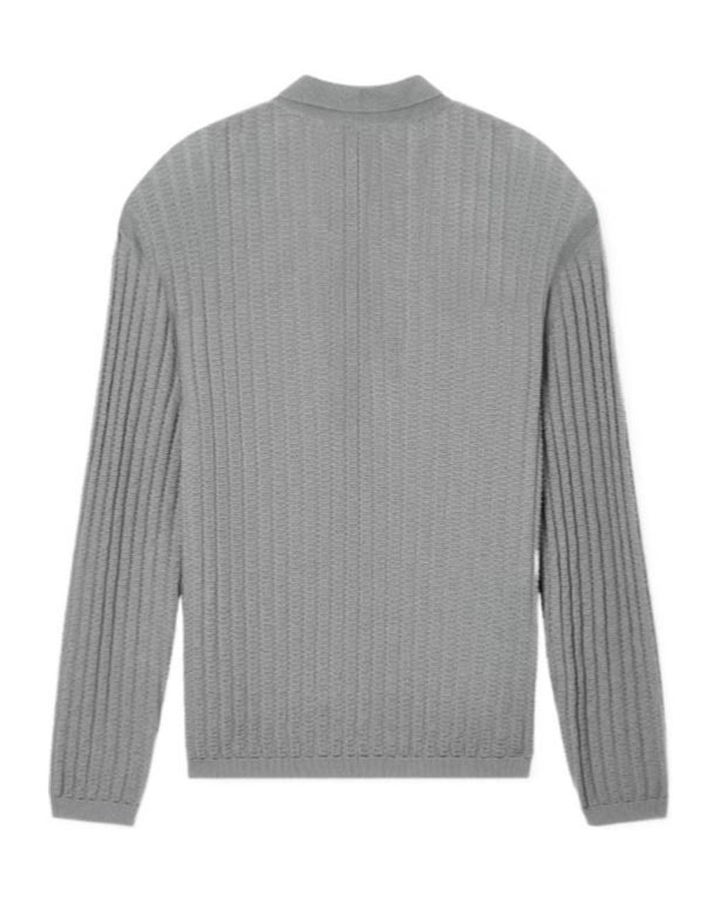 Emporio Armani Gray Textured Sweater for men