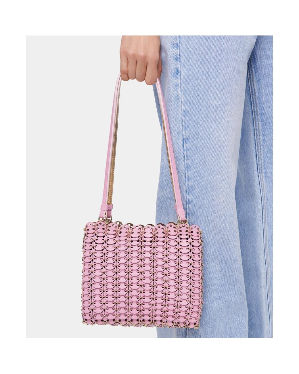 Rabanne Pink 1969 Flip Bag