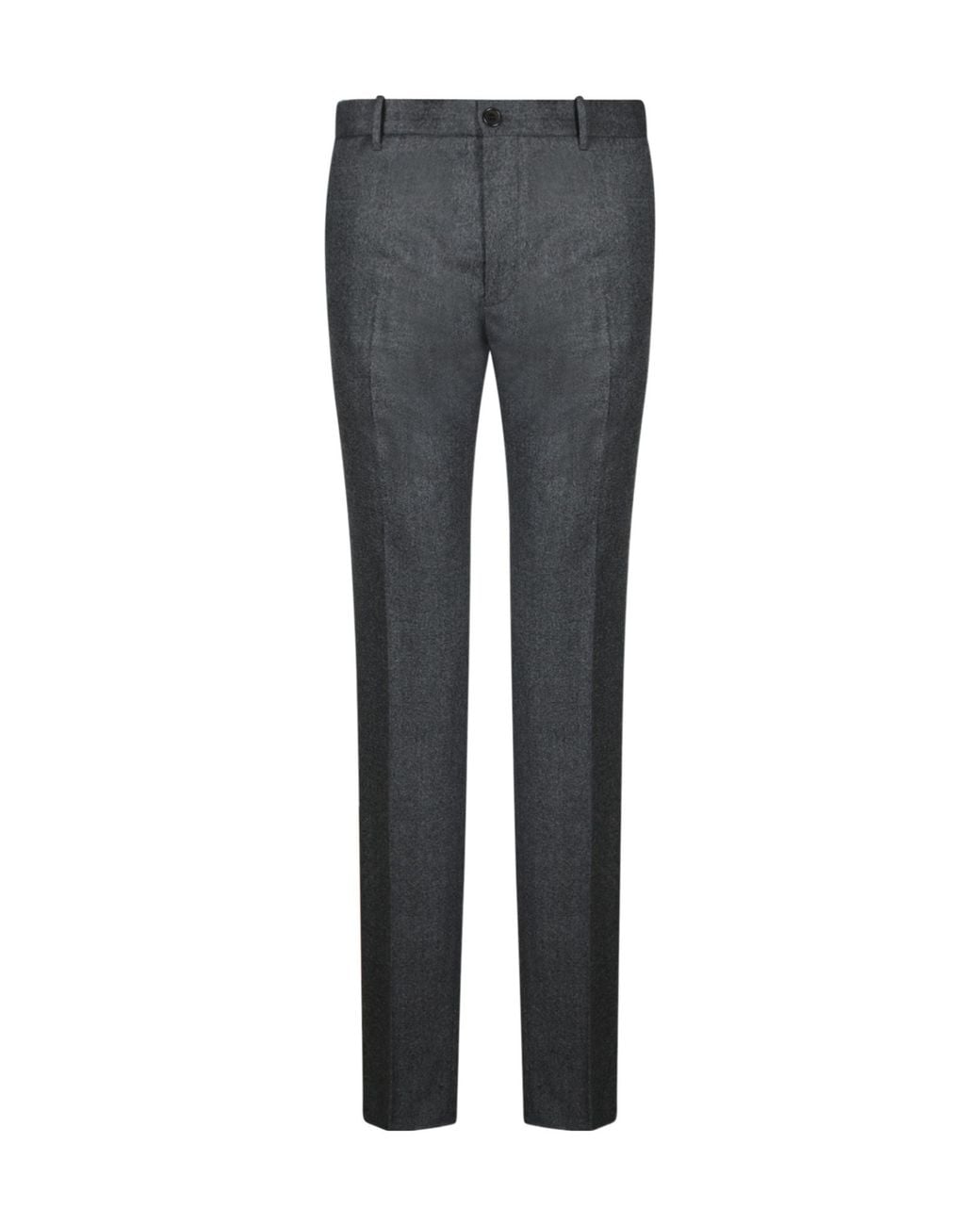 Incotex Gray Slim Fit Zip Closure Pants for men