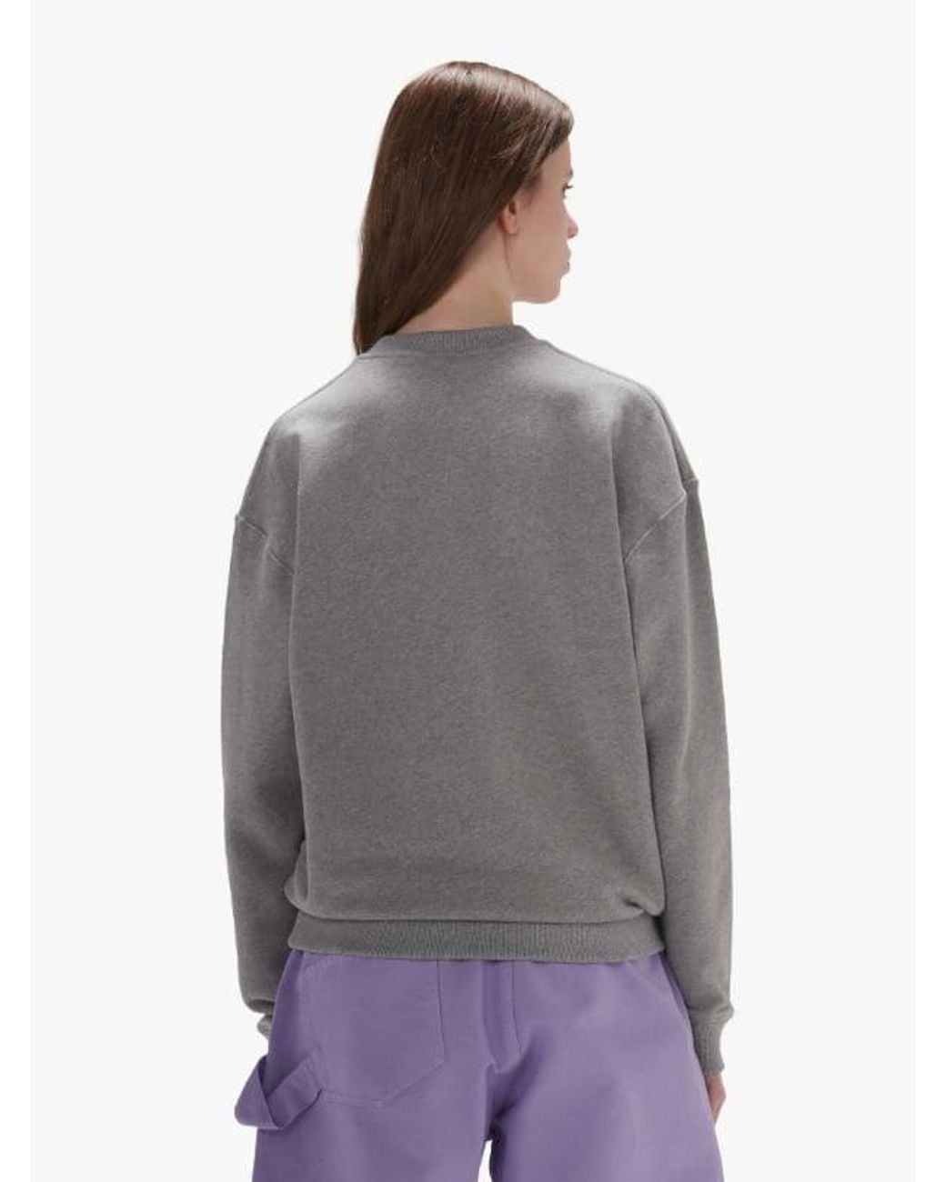 J.W. Anderson Gray Logo-Embroidered Organic Cotton Sweatshirt