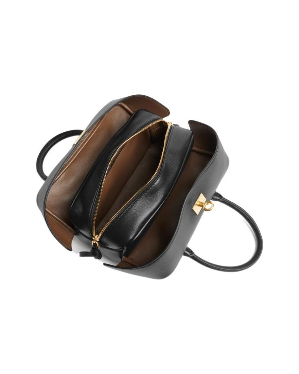 Balenciaga Black Le 7 Small Bowling Bag