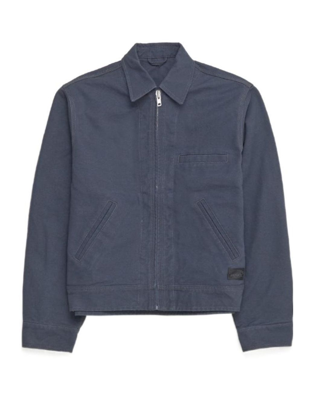 Stussy Blue Stüssy Workgear Collared Zip Jacket