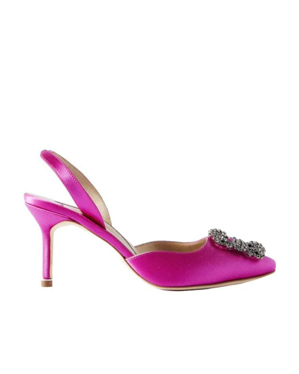 Manolo Blahnik Pink Hangisli High Heels