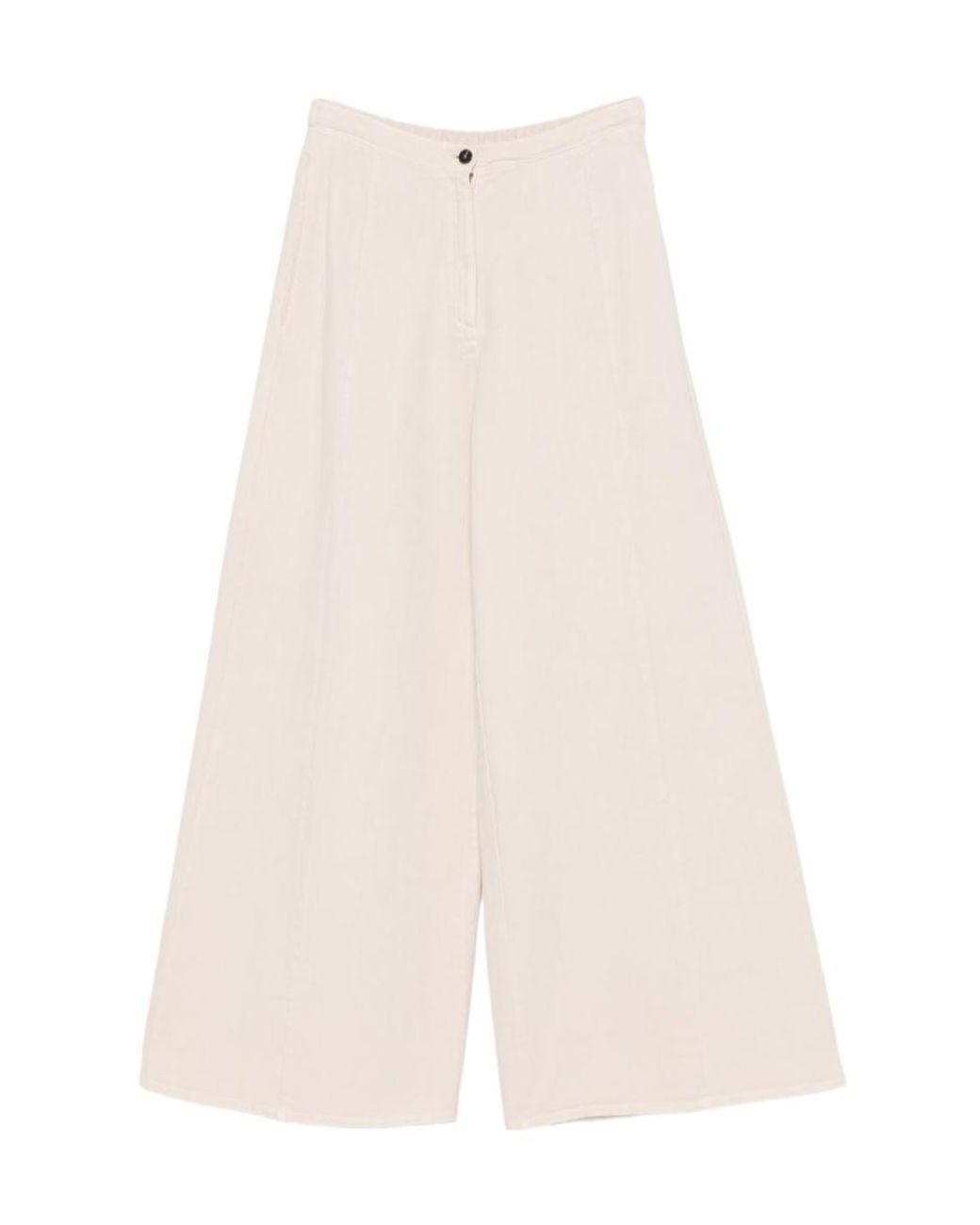 Forte_forte White Straight-Leg Pleated Trousers