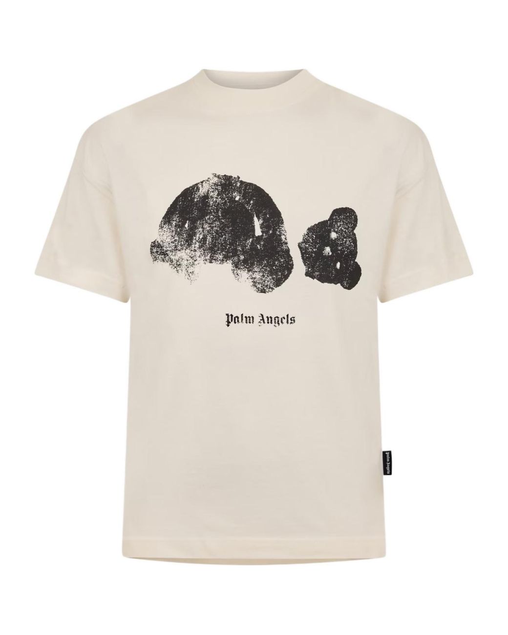 Palm Angels White Logo T-Shirt for men