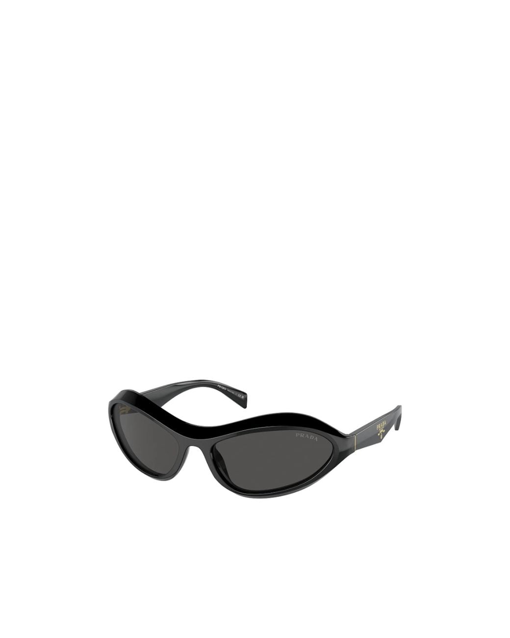 Prada White Eyewear Cat-Eye Sunglasses