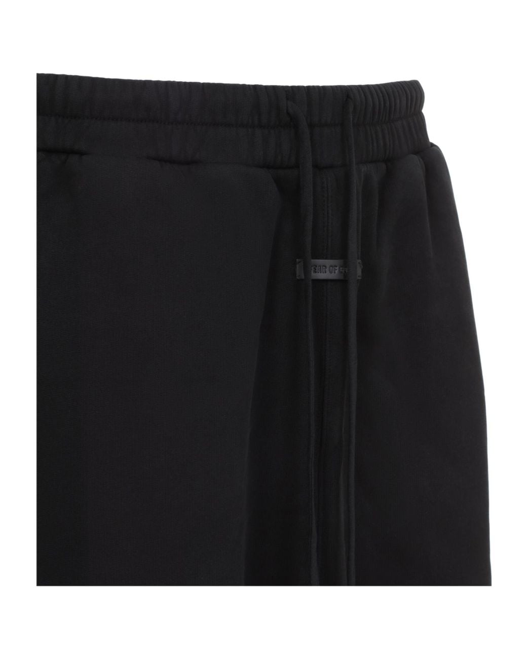 Fear Of God Black Elastic-Waist Sweatpants for men