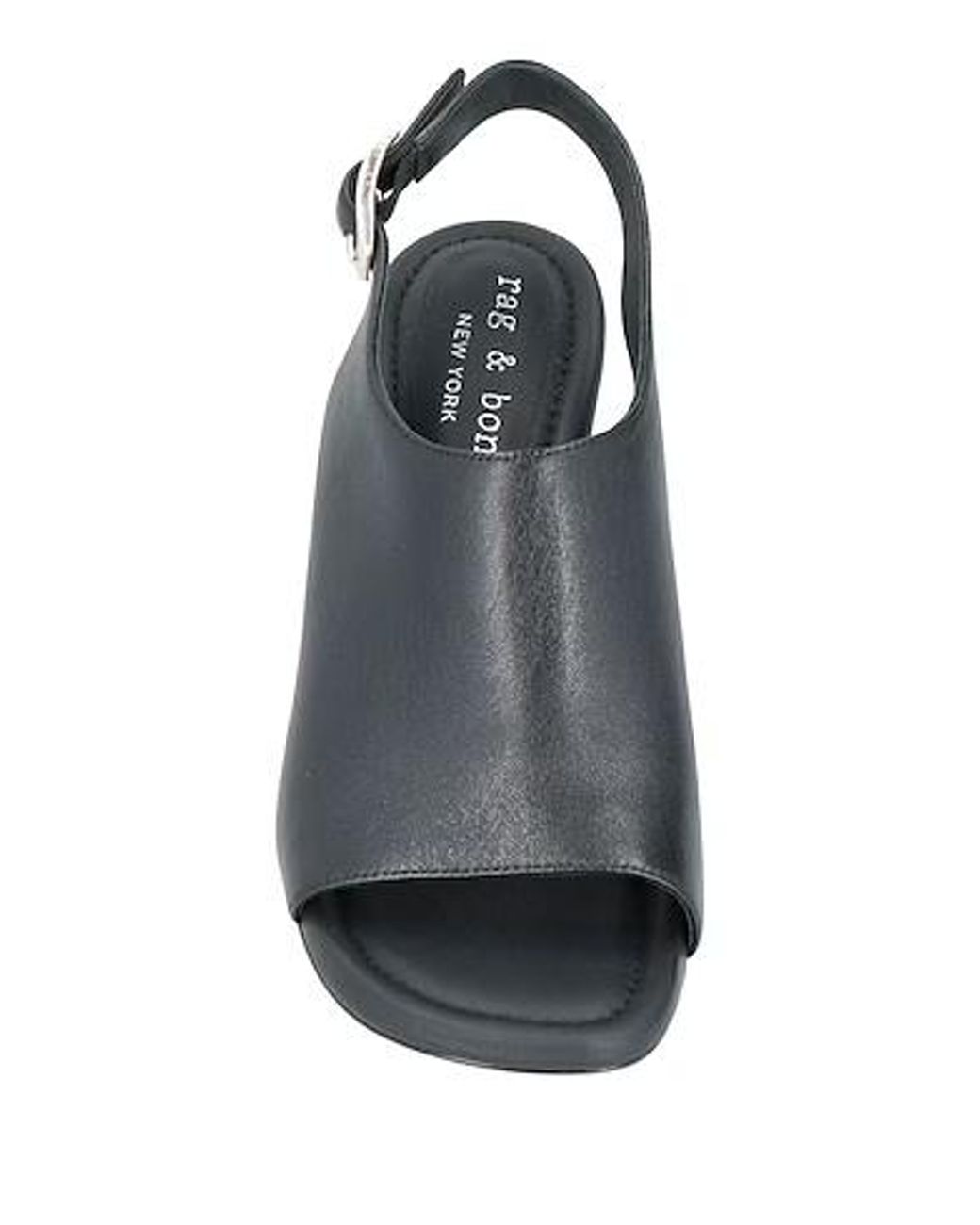Rag & Bone Black Open-Toe High-Heeled Sandals