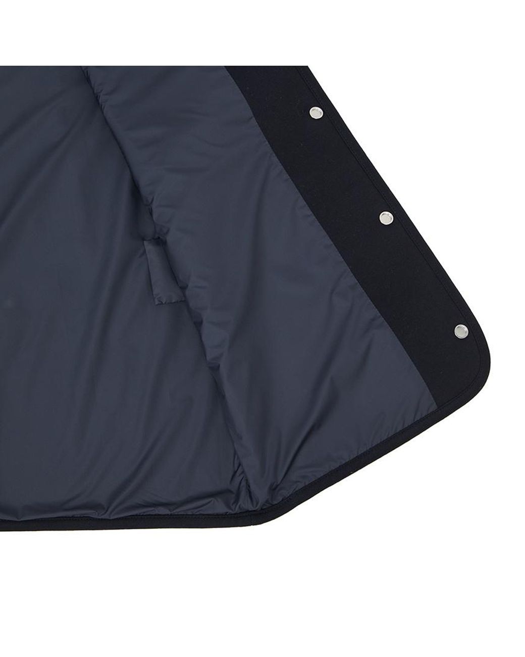 Moncler Blue Catoctin Logo Patch Gilet for men