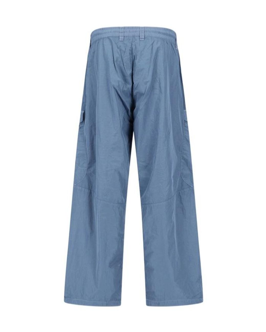 C P Company Blue Chrome-R Lens-Detail Cargo Pants for men
