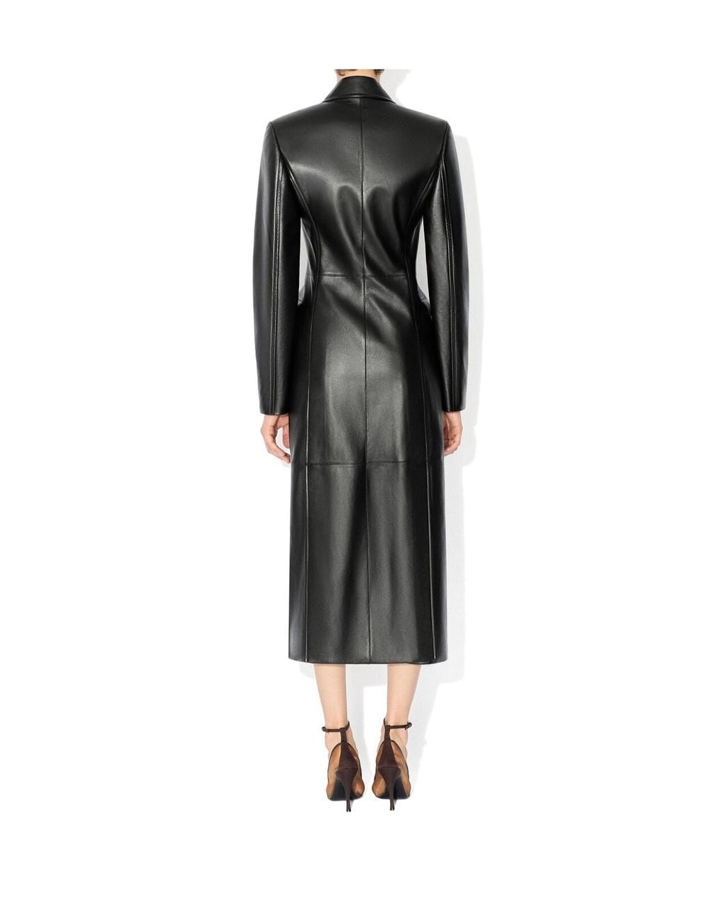 Alaïa Black Soft Lambskin Tailored Coat