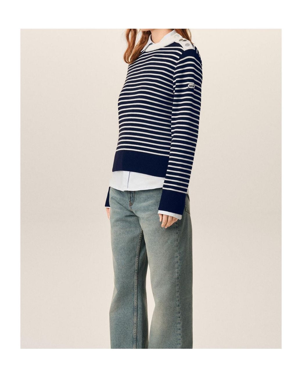 AMI Blue Sweater for men