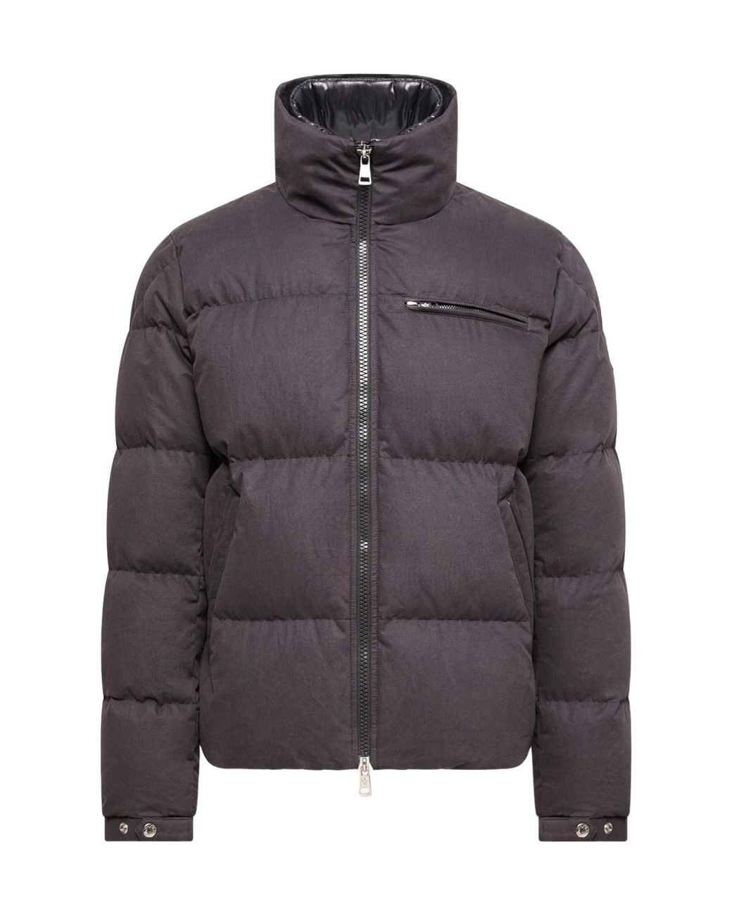 Moncler Gray Isenviel Stand-Collar Down Jacket for men