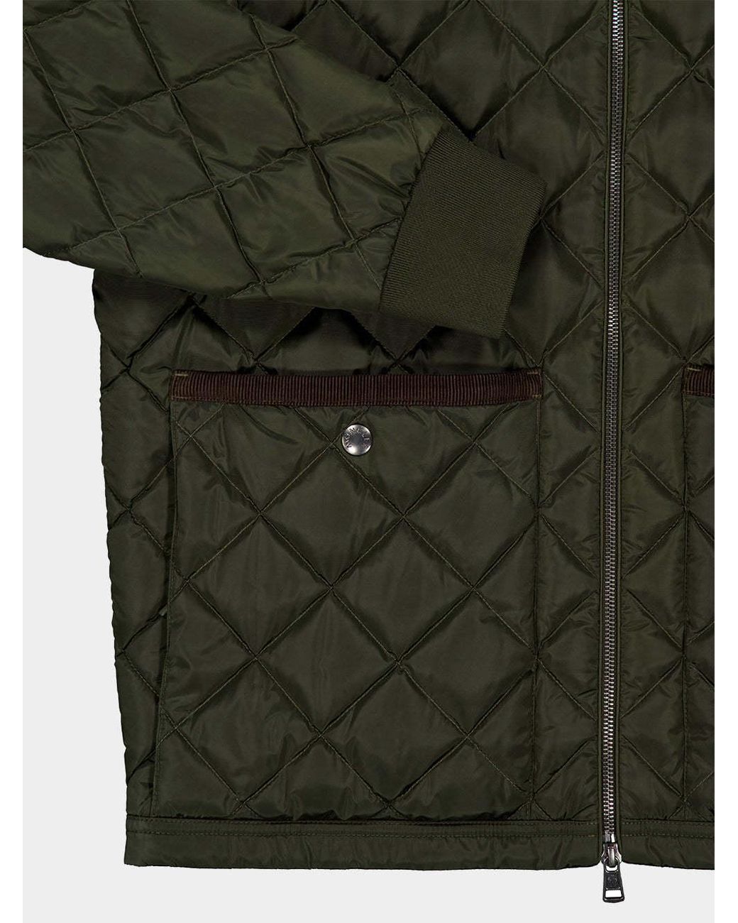 Moncler Green Eclal Short Down Jacket for men
