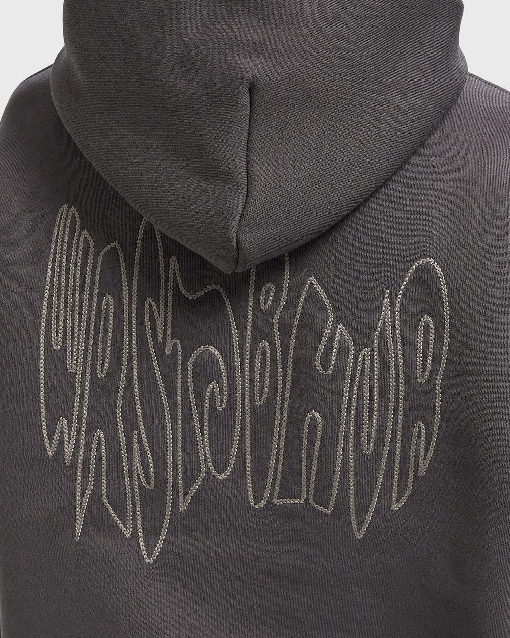 WRSTBHVR Gray Micah V2 Logo-Print Hoodie for men