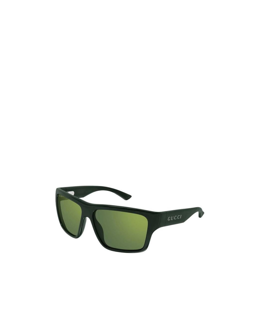 Gucci Green Geometric Sunglasses for men
