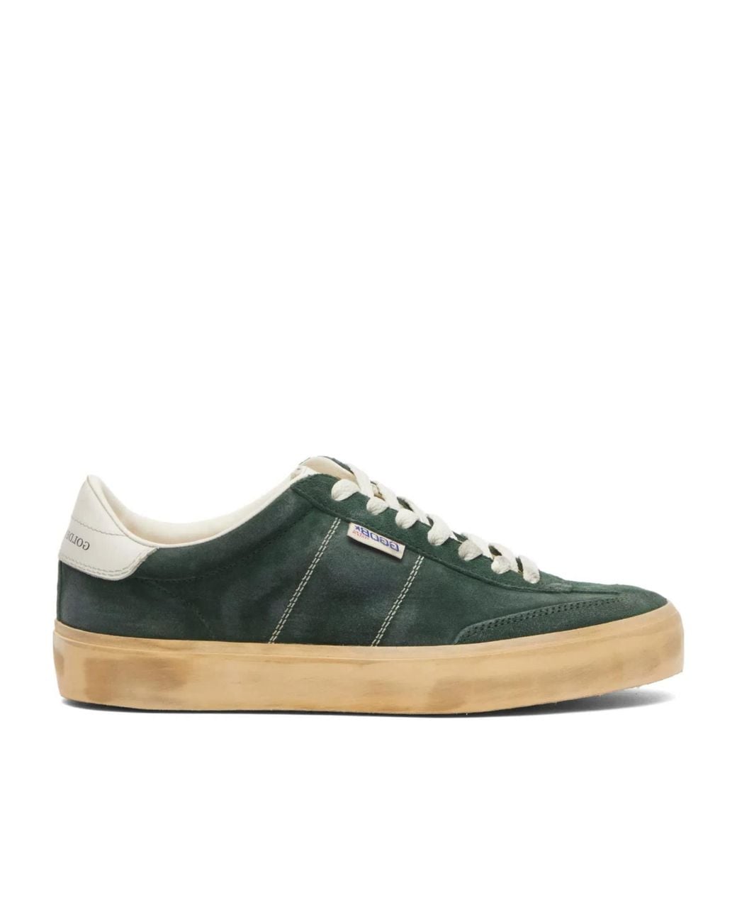 Golden Goose Deluxe Brand Green Soul Star Low-Top Sneakers for men