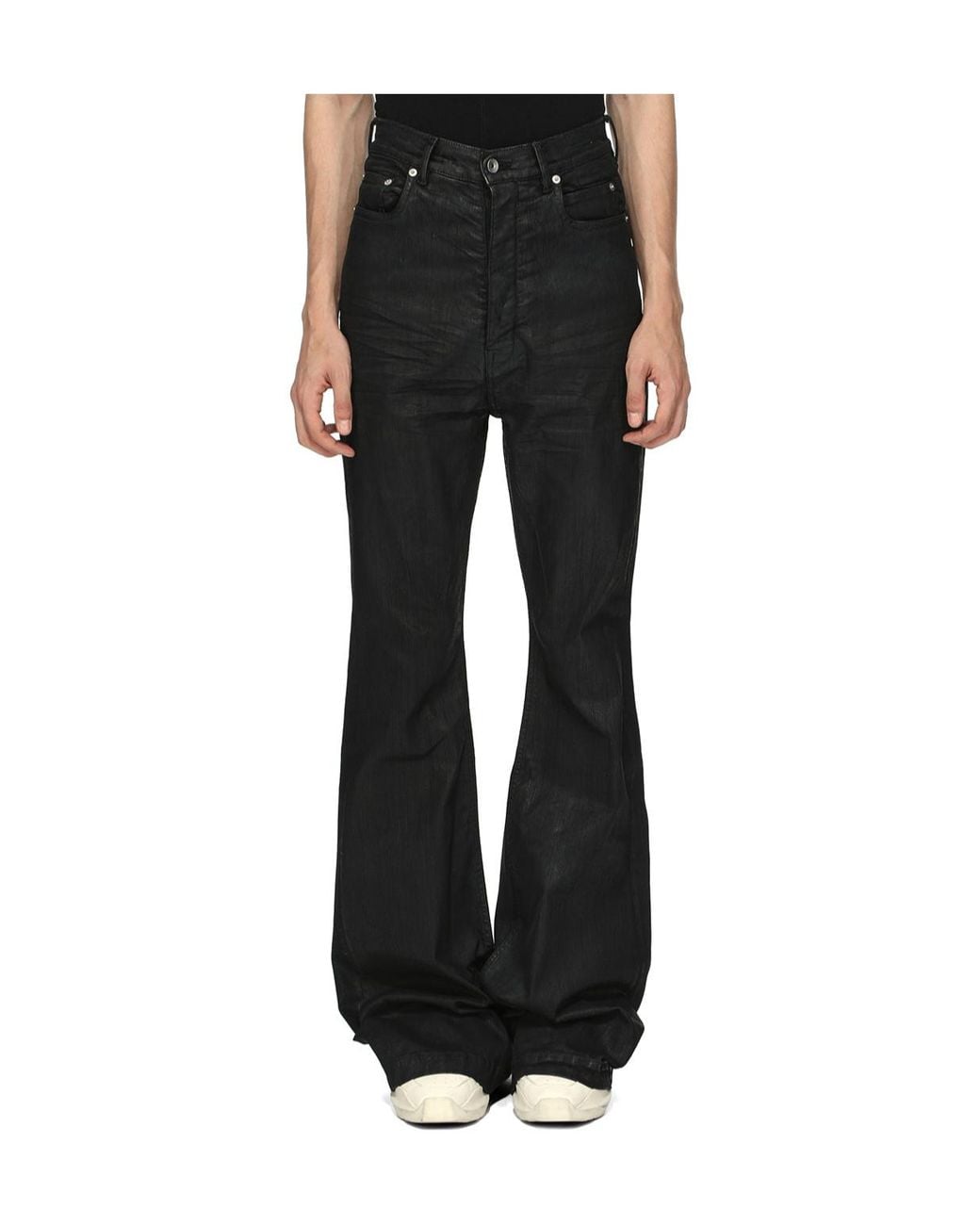 Rick Owens Black Bolan Bootcut Jeans for men