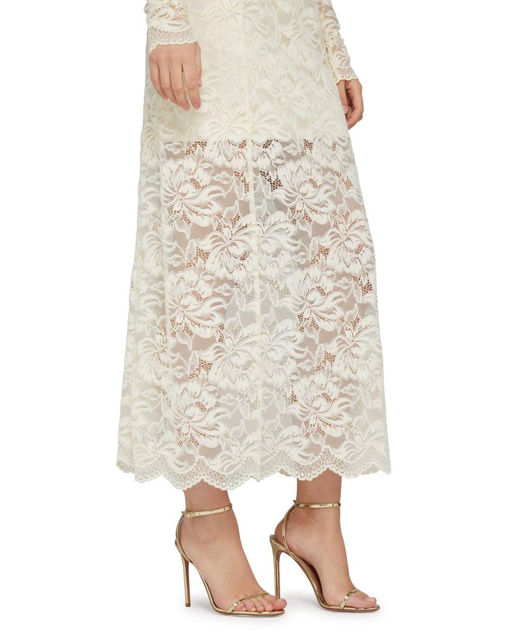 Aquazzura White Open-Toe High-Heeled Sandals