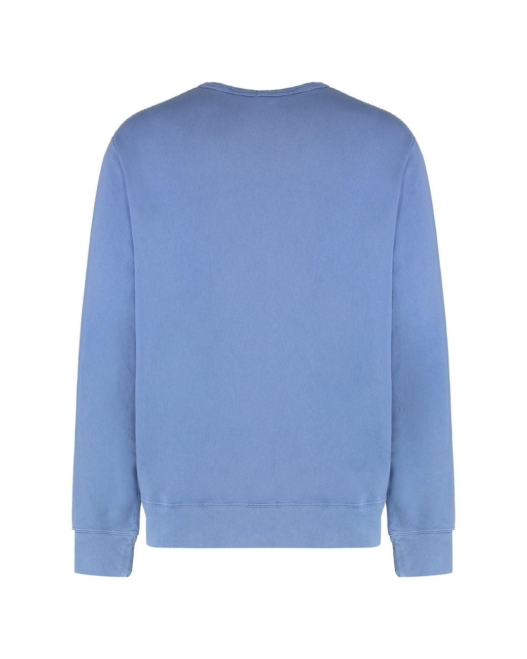 Polo Ralph Lauren Blue Logo Embroidered Crewneck Sweatshirt for men