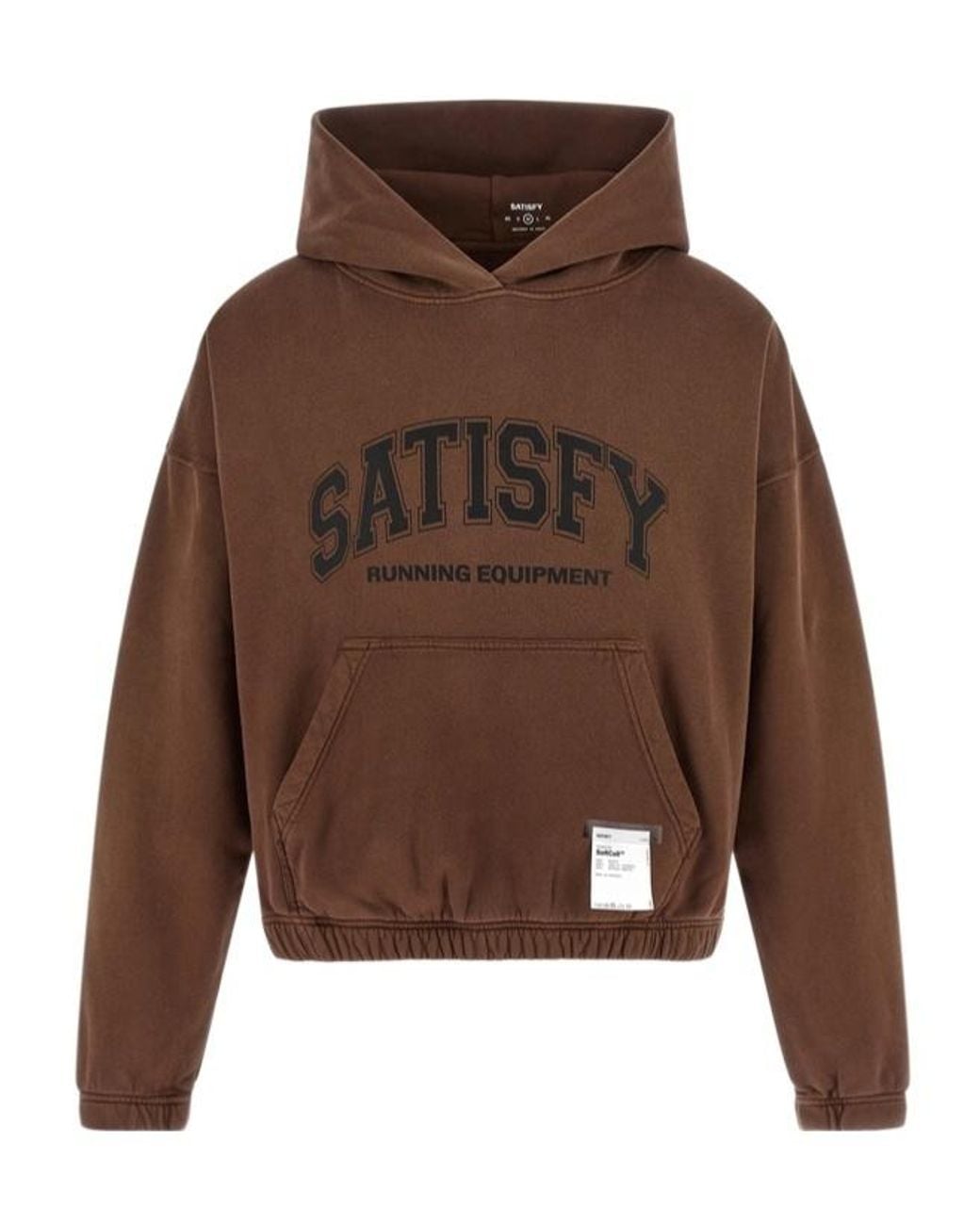 Satisfy Brown Long-Sleeved Sweatshirt for men