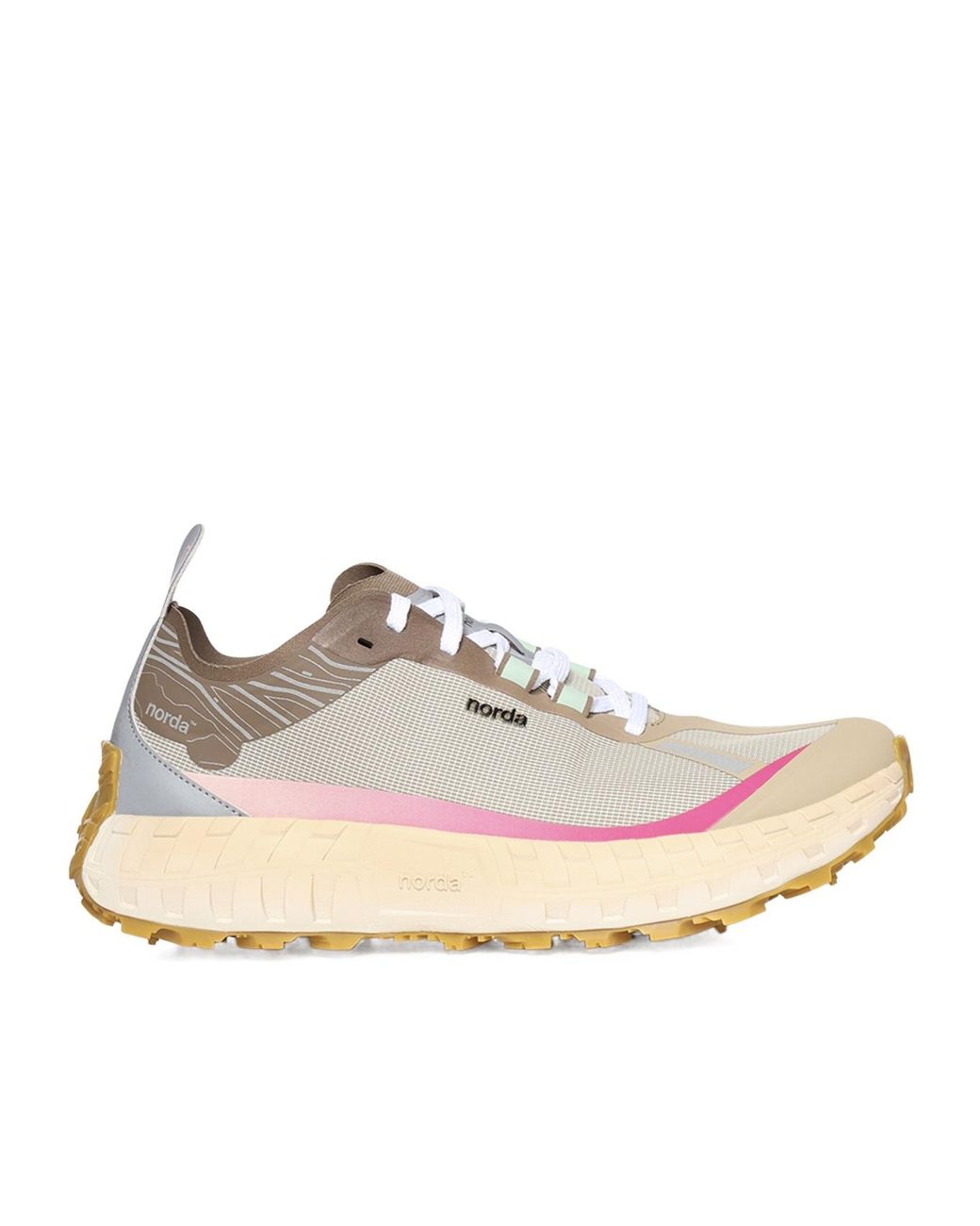Norda Pink Cinderbio Low-Top Sneakers for men