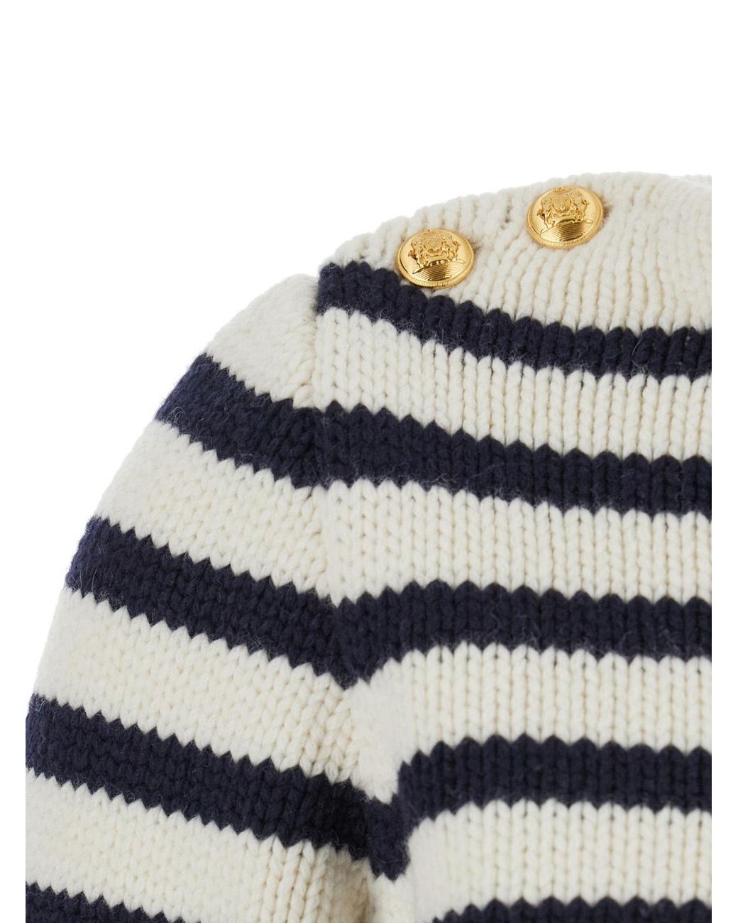 Céline Blue Boat Neck Marinière Sweater