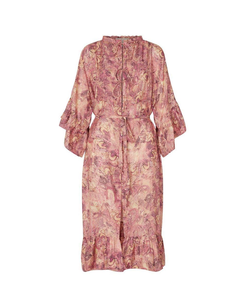 Isabel Marant Pink Printed Long Dress