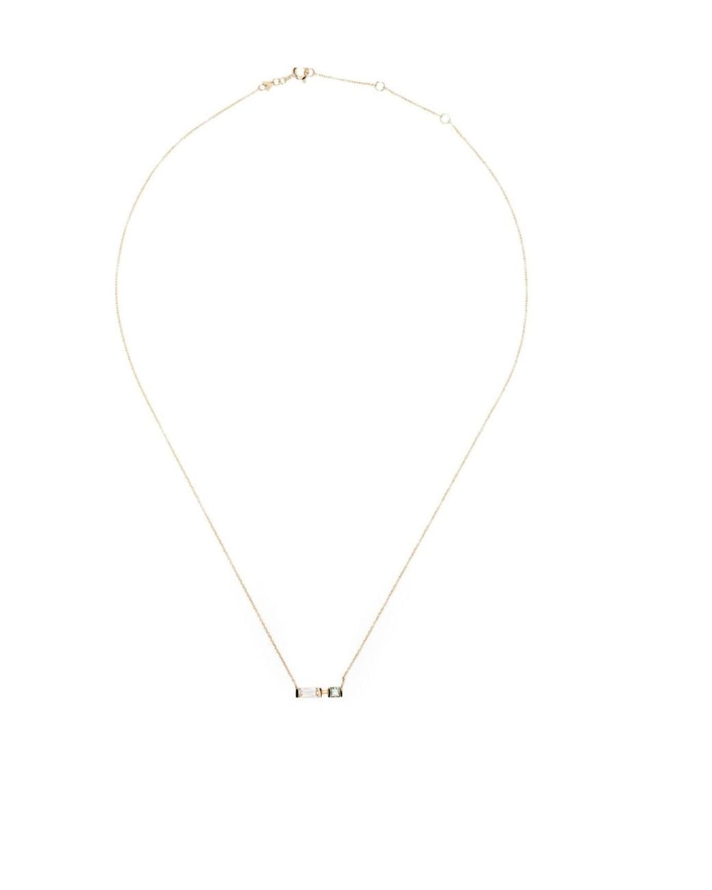 Aliita White 9Kt Amethyst Pendant Necklace