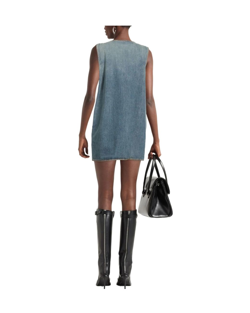 MM6 by Maison Margiela Blue Denim Dresses