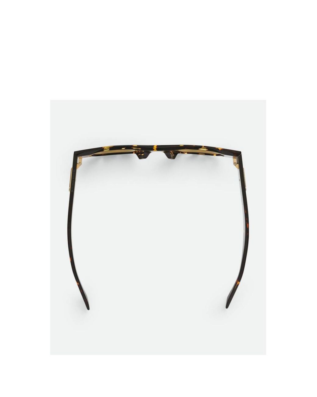 Bottega Veneta Black Ultrathin Squared Sunglasses for men