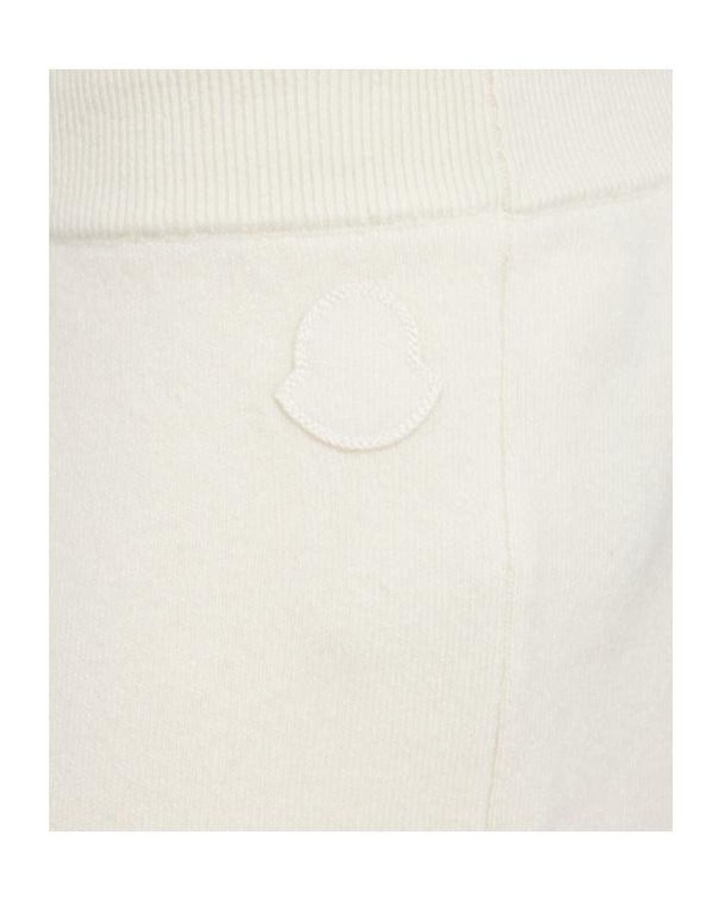 Moncler Natural Wool Cashmere Jogging Pants