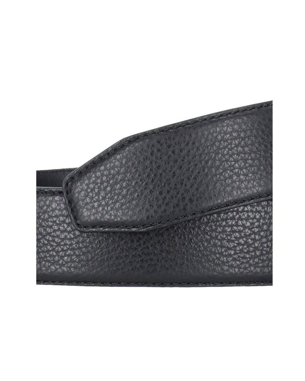 Philipp Plein White Hexagon-Logo Buckle Belt for men