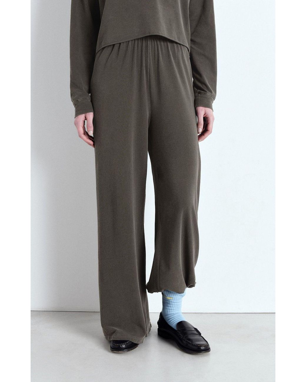American Vintage Gray Straight-Leg Sweatpants