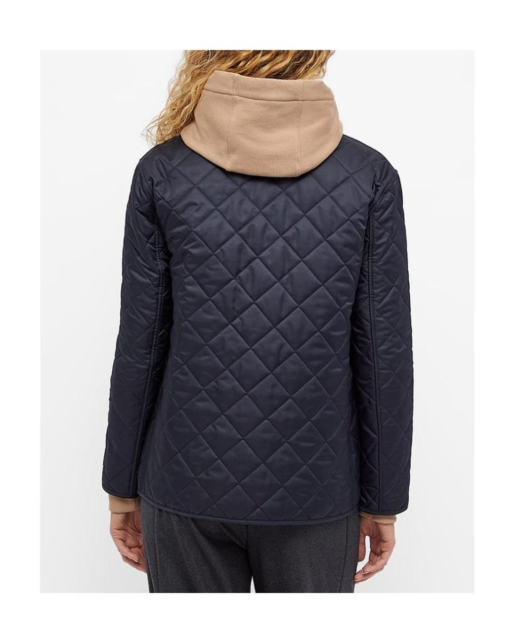Burberry Blue Quilted Jacket
